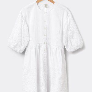 Matilda Jane Good Hart Montrose white eyelet Dress M NWT